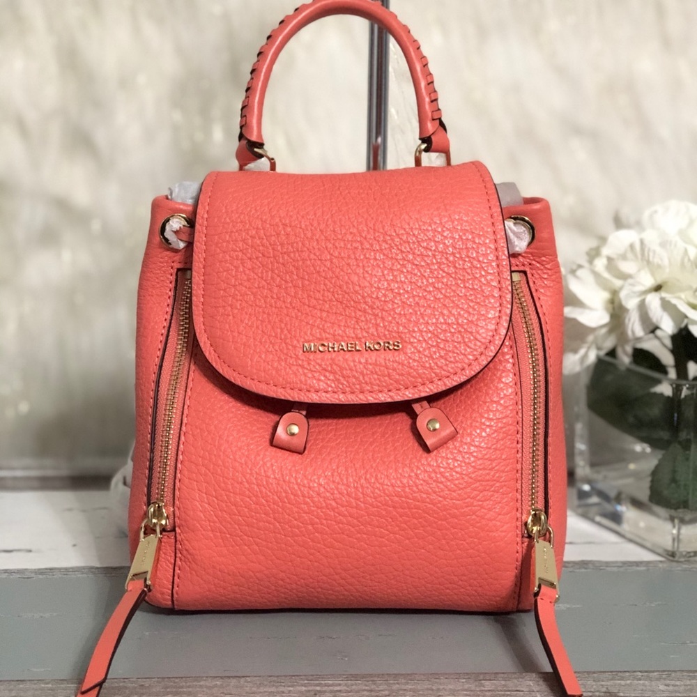 Michael Kors Viv Ex Sm Leather Backpack NWT